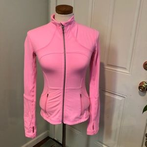Lululemon full zip pink activewear active jacket